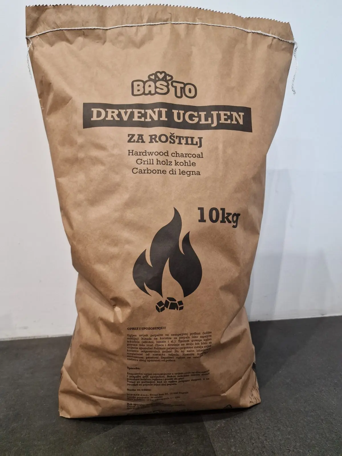 Premium Drveni Ugljen Za Roštilj (bukva-grab-hrast) 10kg DOSTAVA