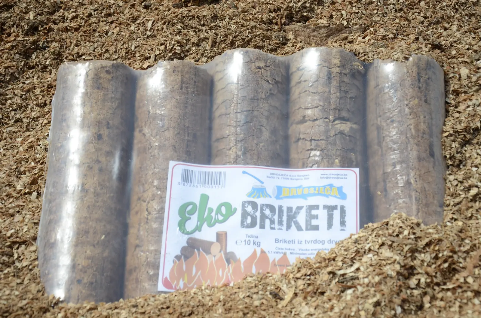 DRVOSJEČA EKO BRIKET bukva 100%  DOSTAVA