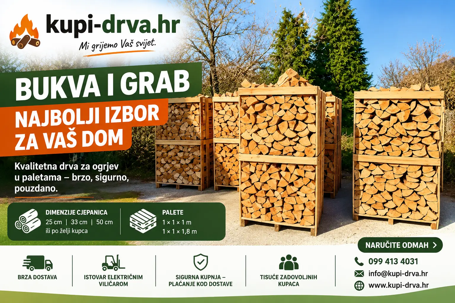 Znate li razliku između bukve i graba? Koje je drvo bolje za grijanje?